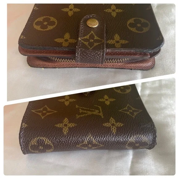 Louis Vuitton Brown and Gold Monogram Wallet - Picture 3 of 13